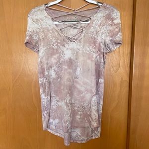 AE Soft and Sexy Lace-Up Tee